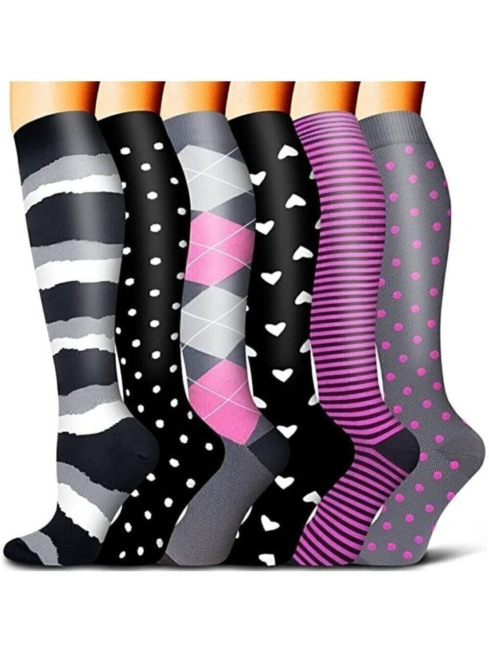 🆕🧦 Luxury Copper Infused Knee High Compression Socks Warm Long Stockings NWT🧦
